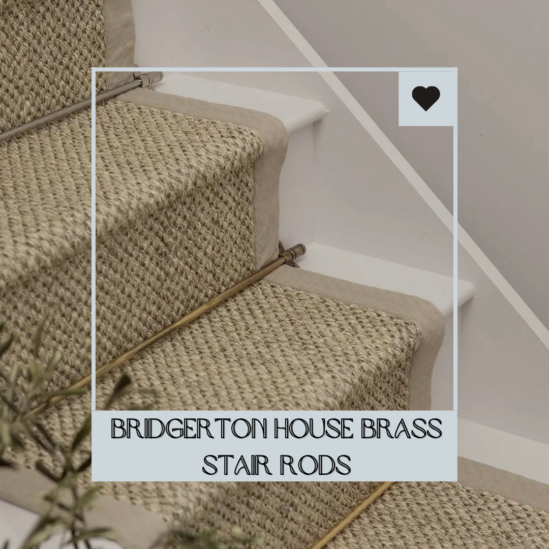 Bridgerton House Brass Stair Rods