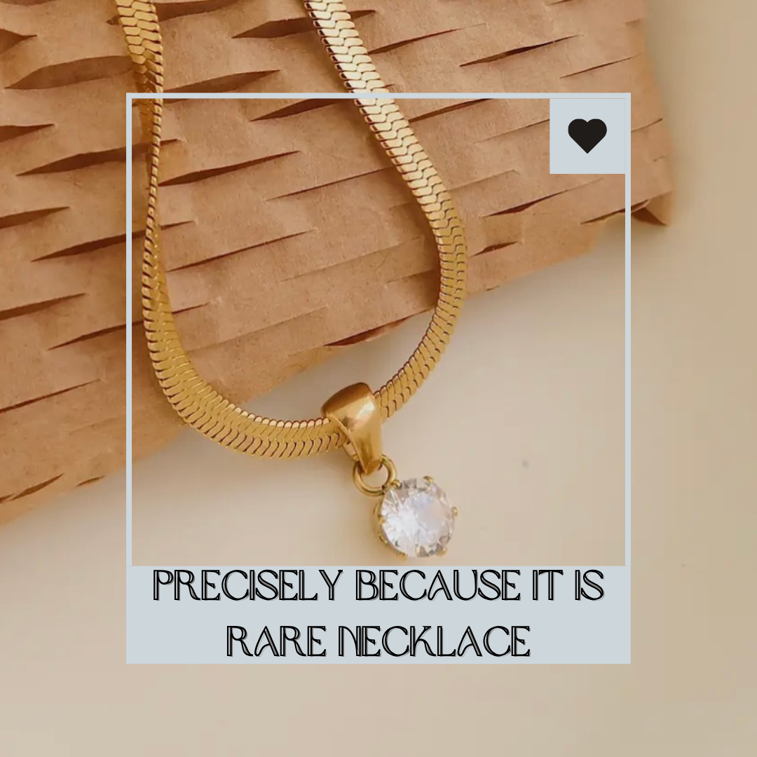 Precisely Because It Is Rare Necklace