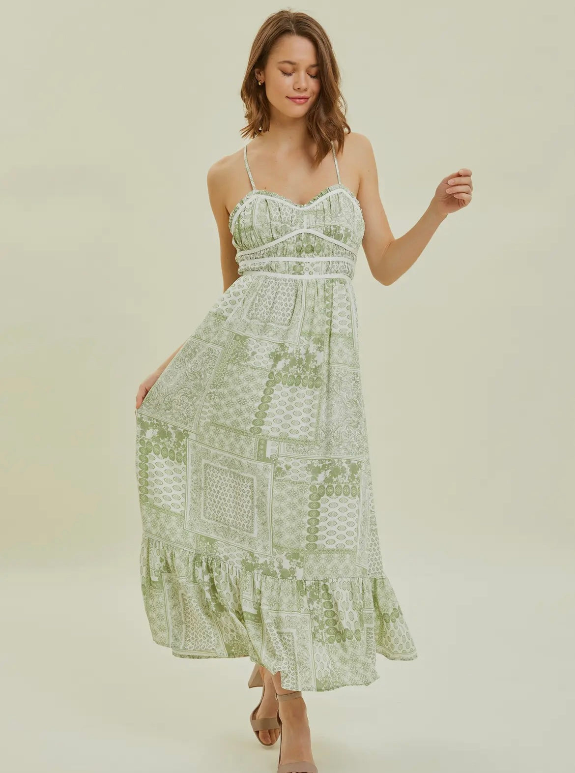 Flawless My Dear Green Maxi Dress