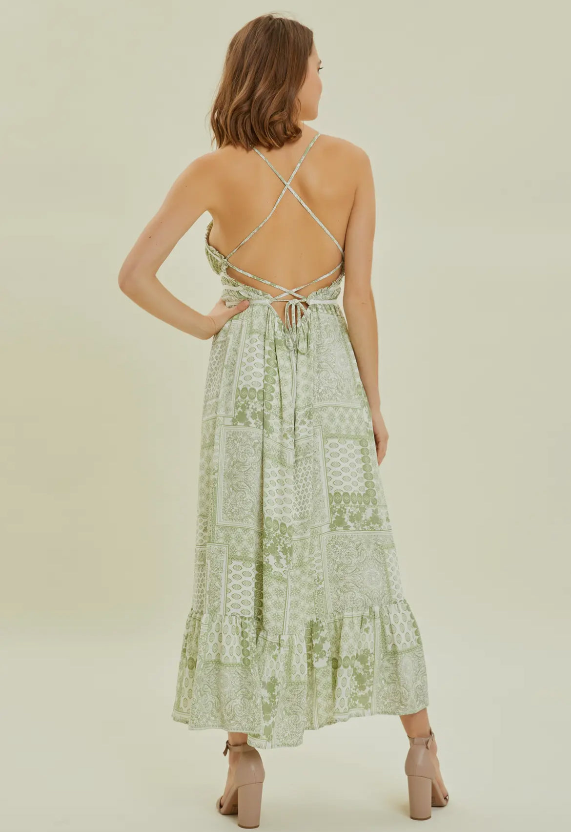 Flawless My Dear Green Maxi Dress