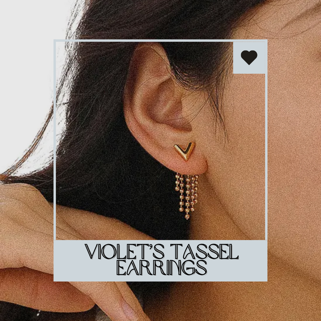 Violet’s Tassel Earrings